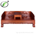 Китайски стил дърво архат легло дървен диван легло